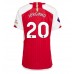 Maillot de foot Arsenal Jorginho Frello #20 Domicile vêtements Femmes 2023-24 Manches Courtes